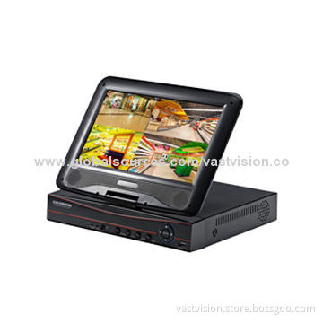 10.1-inch LCD DVR with 1/4/8 CH